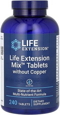 Life Extension, Mix Tablets without Copper, Nährstofftabletten ohne Kupfer, 240 Tabletten