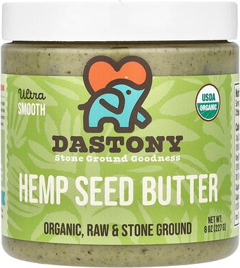 Dastony, Organic Hemp Seed Butter, Bio-Hanfsamenbutter, ultra sanft, 227 g (8 oz.)