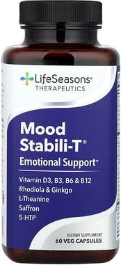 LifeSeasons, Mood Stabili-T, 60 vegetarische Kapseln