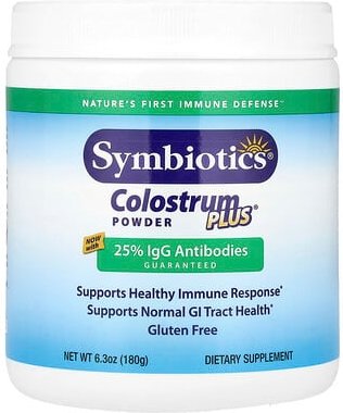 Thumbnail - Symbiotics, Colostrum Plus® Powder, Colostrum Plus® Pulver, 180 g (6,3 oz.)