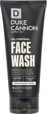 Duke Cannon Supply Co., Oil Control Face Wash, Face Wash, Oil Control Face Wash, ohne Duftstoffe, 177 ml (6 fl. oz.)
