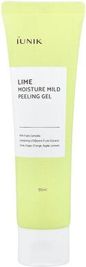 iUNIK, Lime Moisture Mild Peeling Gel, feuchtigkeitsspendendes Limettenpeeling-Gel, 90 ml (3,04 fl. oz.)