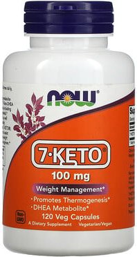 NOW Foods, 7-KETO, 100 mg, 120 vegetarische Kapseln