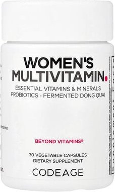 Codeage, Women's Multivitamin, Multivitamin für Frauen, 30 pflanzliche Kapseln