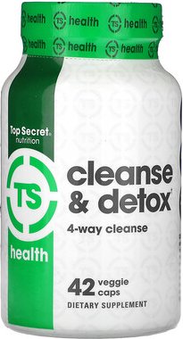Top Secret Nutrition, Health, Cleanse & Detox, 42 vegetarische Kapseln