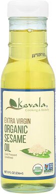 Thumbnail - Kevala, Extra Virgin Organic Sesame Oil, natives Bio-Sesamöl extra, 236 ml (8 fl. oz.)
