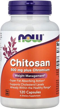 NOW Foods, Chitosan plus Chromium, Chitosan plus Chrom, 120 Kapseln