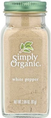 Simply Organic, White Pepper, Weißer Pfeffer, 81 g (2,86 oz.)