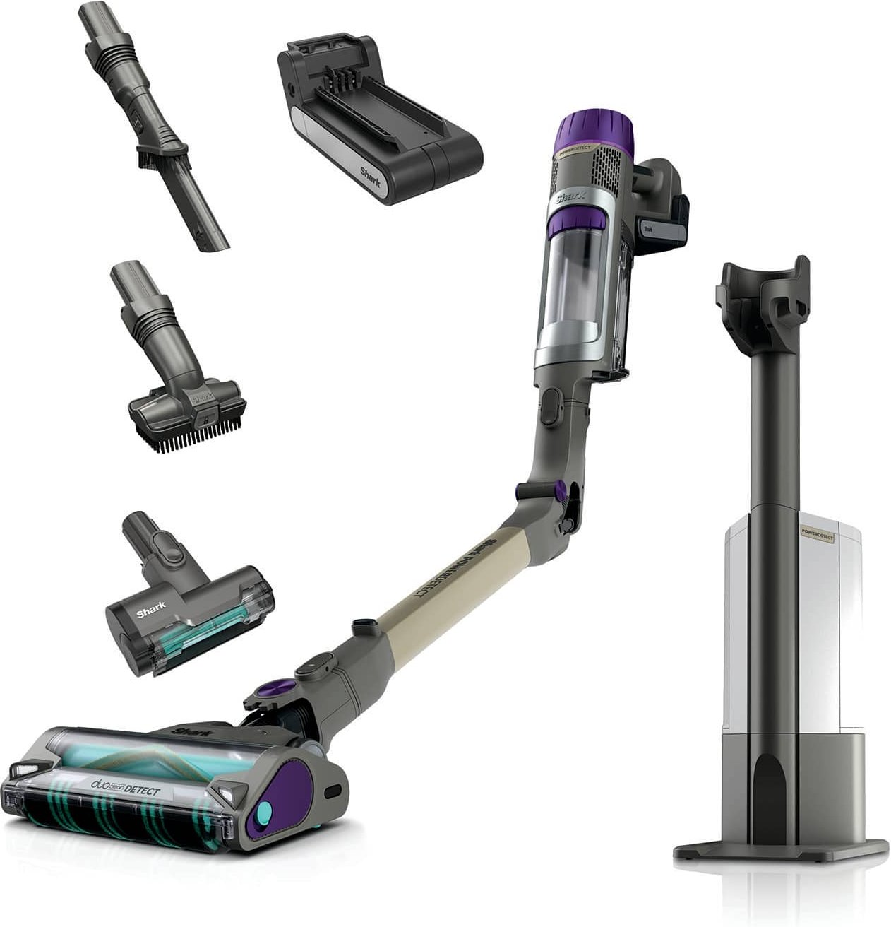 Shark PowerDetect Akku-Staubsauger mit Ersatzakku - IP3251EUTXBAT