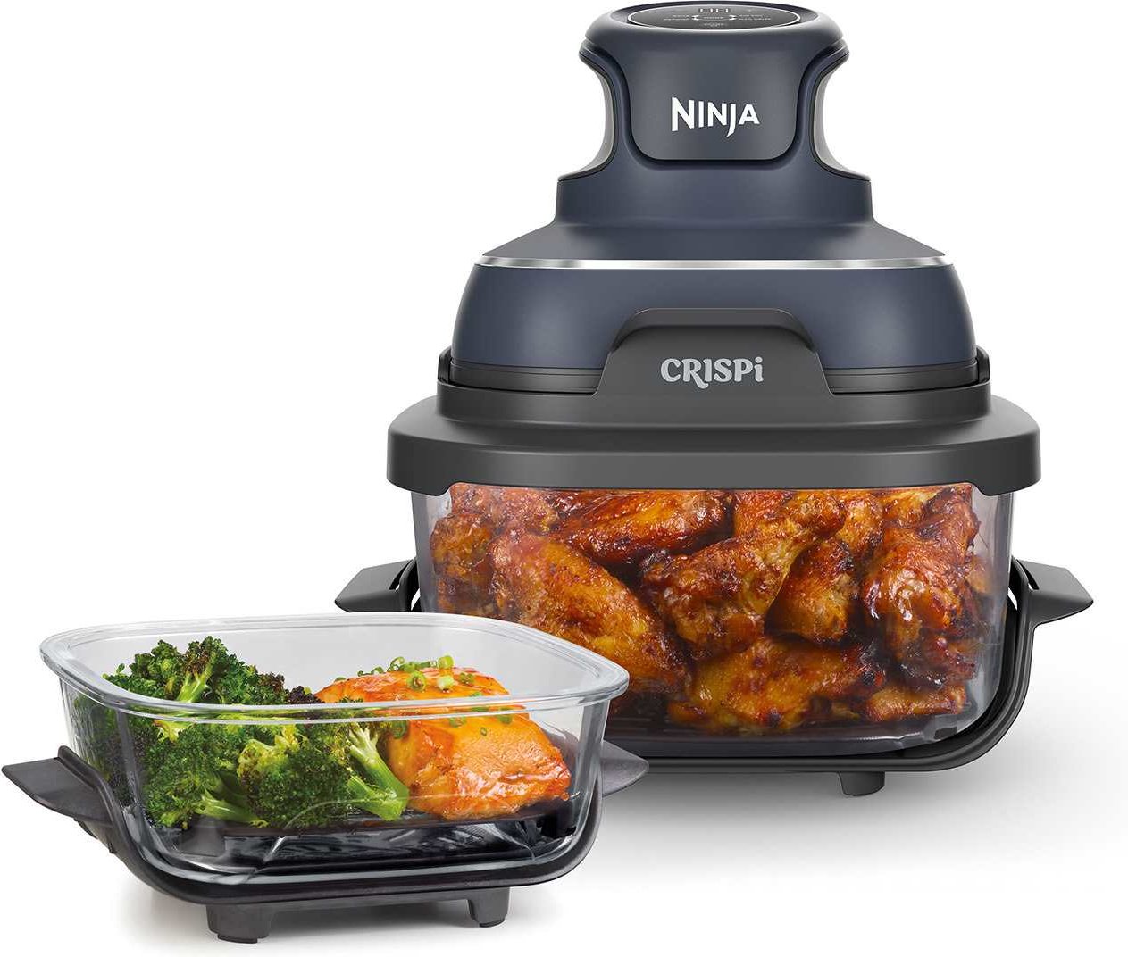 Ninja CRISPi 4-in-1 Tragbare Glas-Heißluftfritteuse Cyber Space - FN101EUGY