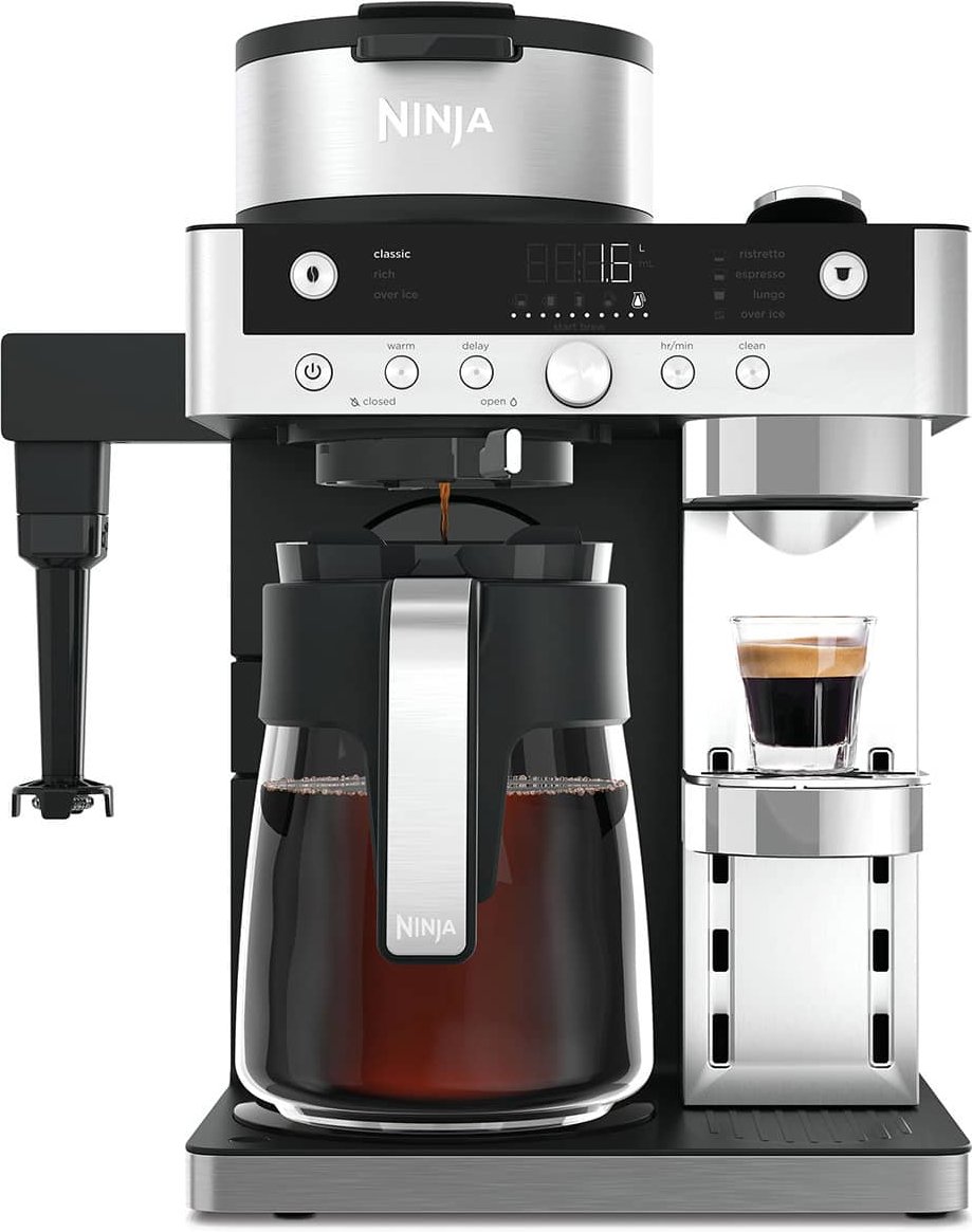 Ninja Prestige DualBrew-System - Filter- & Kapselkaffeemaschine CFN803EU