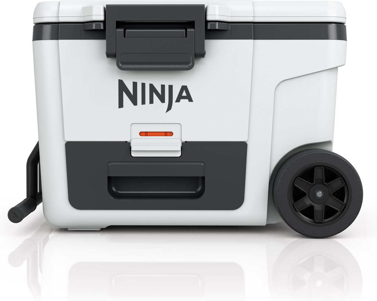Ninja FrostVault 42L Kühlbox mit Rädern und Trockenzone wolkenweiß FB245EUWH