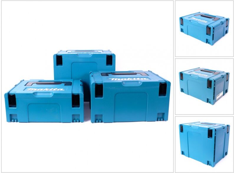 Makita - Makpac Set Gr. 2 + Gr. 3 + Gr. 4 Transportbox und Werkzeugkiste