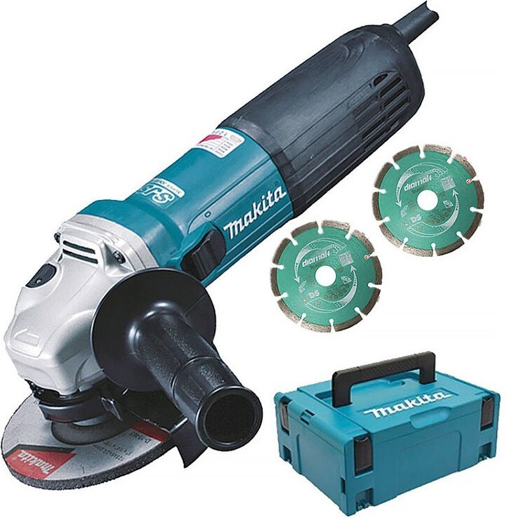 125MM 1100W Schleifmaschine Makita mit Zubehör - GA5040RKDJ