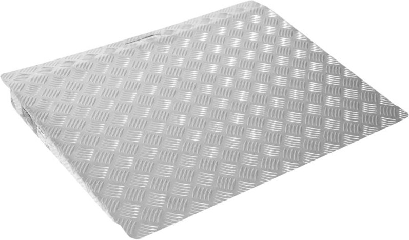 Baumarktplus - trutzholm Türschwellenrampe Bordsteinrampe 63 cm Länge 250 kg Traglast Aluminium Rollstuhlrampe mit Trage...