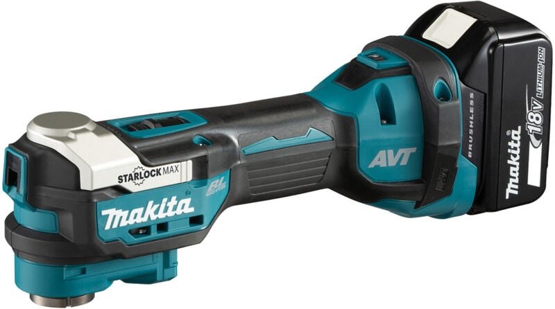 Akku-Multifunktionswerkzeug 18V DTM52T1JX2, 1x5,0+Ladegerät + Zubehör-Set - Makita