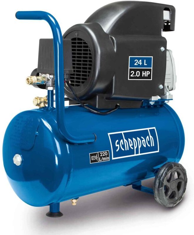 Scheppach - Kompressor HC26 8 bar 1500 w Druckluftkompressor Kolbenkompressor