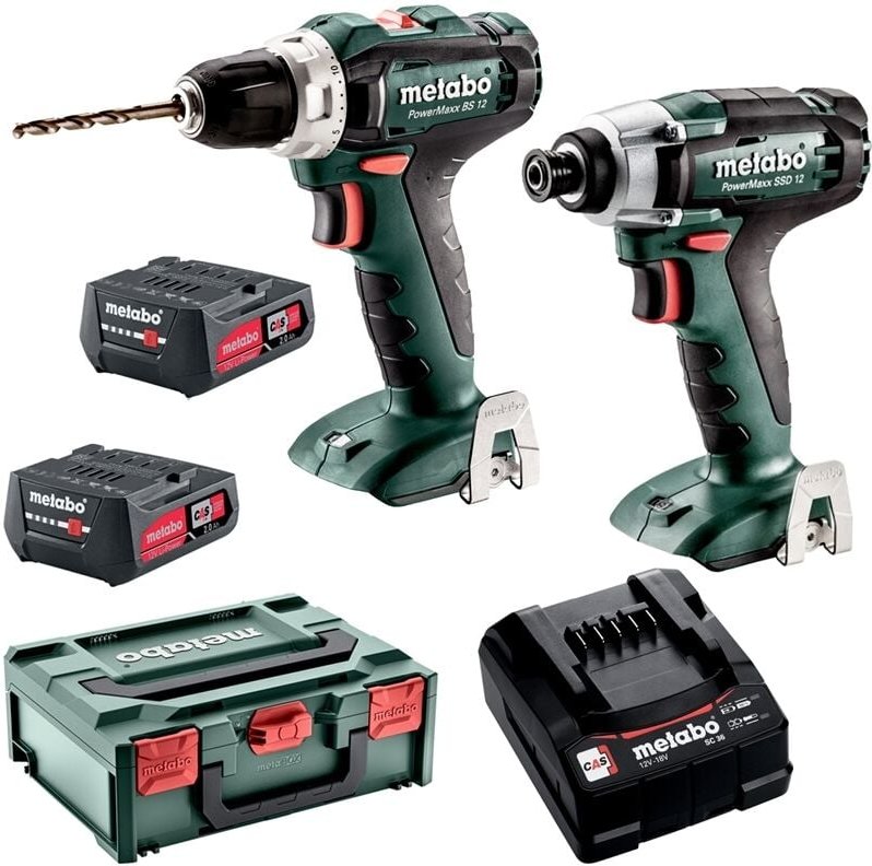 Metabo - Combo Set 2.7.1 12 v Akku-Bohrschrauber bs + Akku-Schlagschrauber ssd