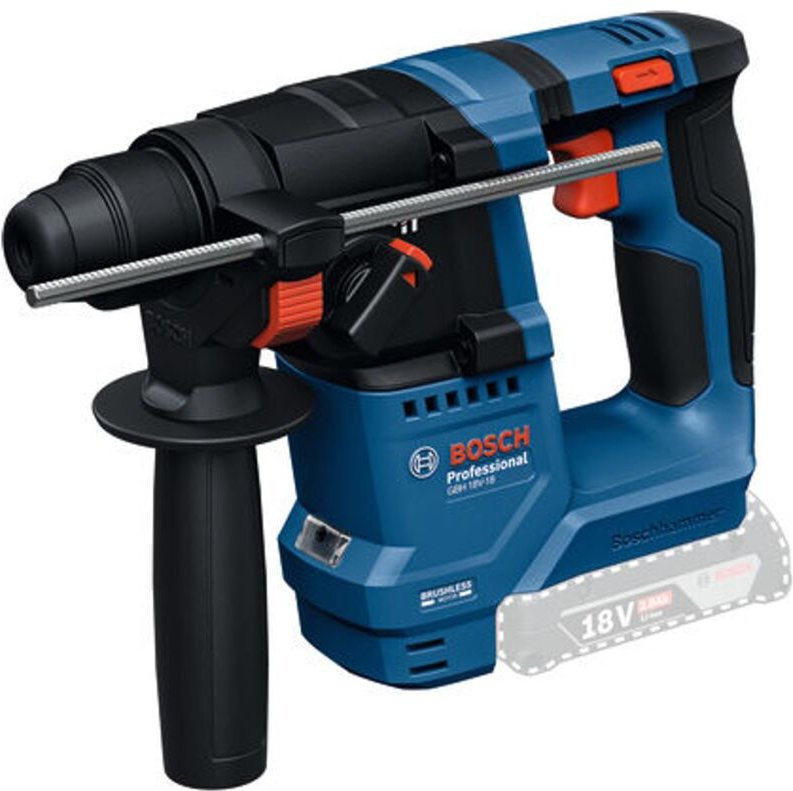Bosch Akku-Bohrhammer mit sds plus gbh 18V-18, incl. Tiefenanschlag, Karton - Bosch Professional