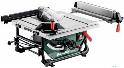Metabo - Tischkreissäge ts 254 m 1500W, Verlängerung Schiebestock Sägeblatt 254mm