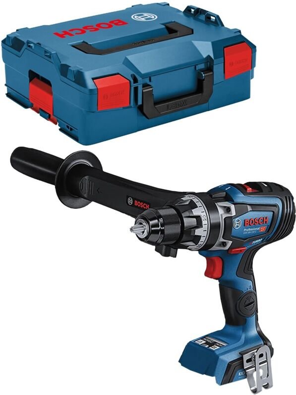 Bosch Akku-Bohrschrauber GSR 18V-150 C, Zusatzhandgriff, L-BOXX