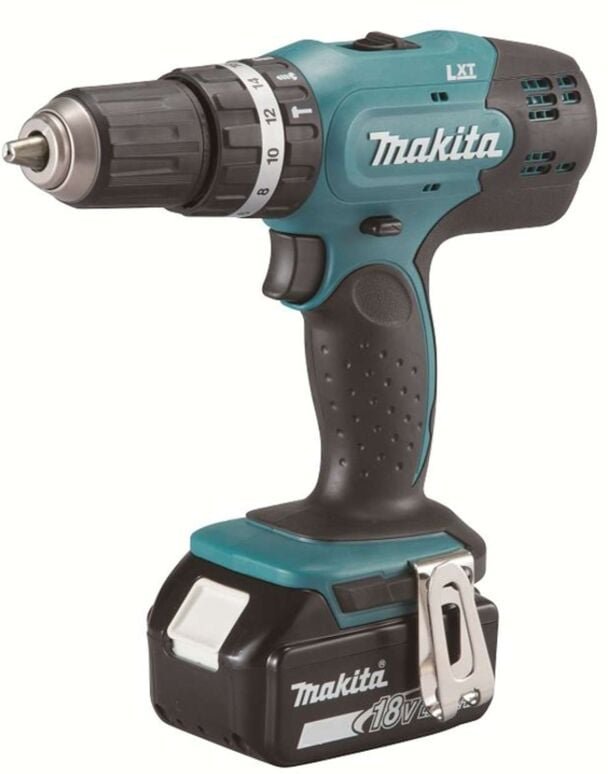 Werkzeug - 18V Akku-Schlagbohrschrauber, 1x Li-Ion lxt 3,0 Ah Akku, Ladegerät DHP453RFX8 - Makita