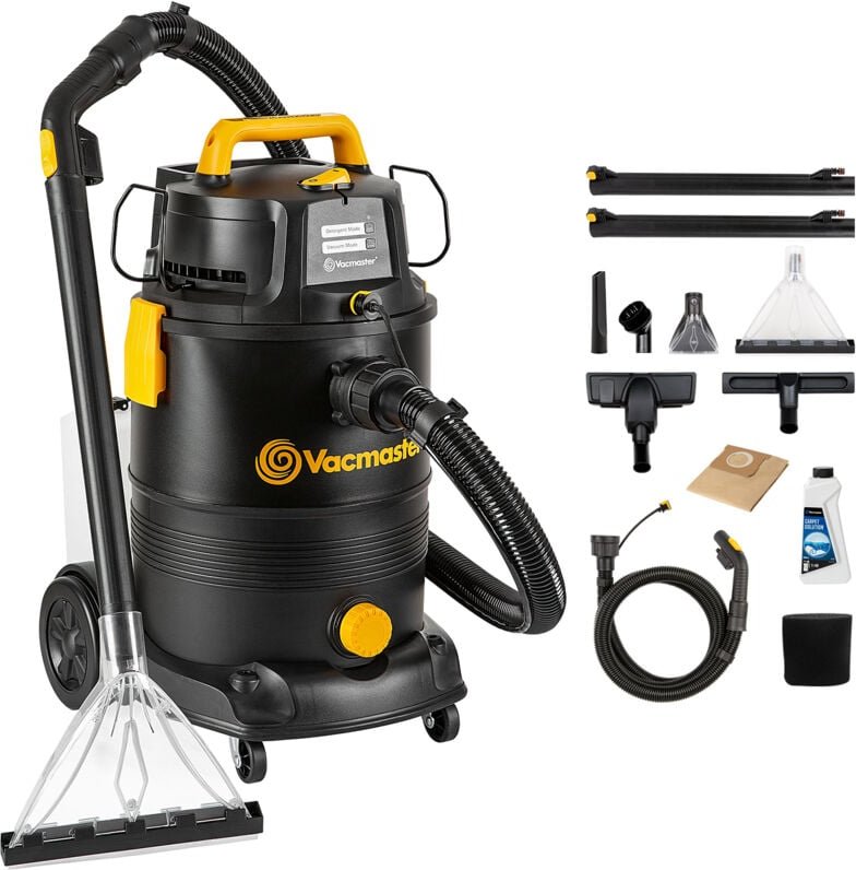 VK1330PWR 1300W 30L Aspirateur Eau et Poussière 3-en-1 Nettoyeur Multi-Surfaces pour Tapis Moquettes Tissus d'ameublemen...