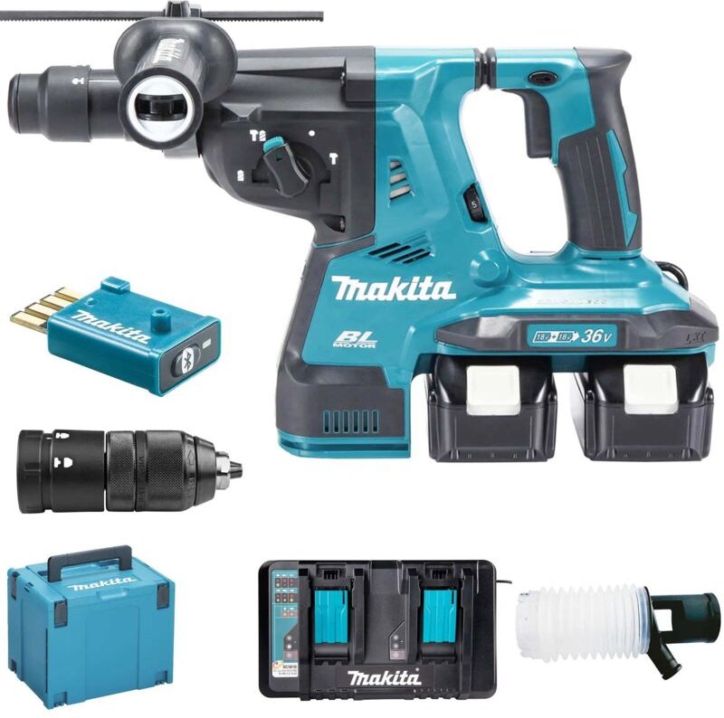 Makita - Bohrhammer DHR283T2JU 18Vx2 5Ah