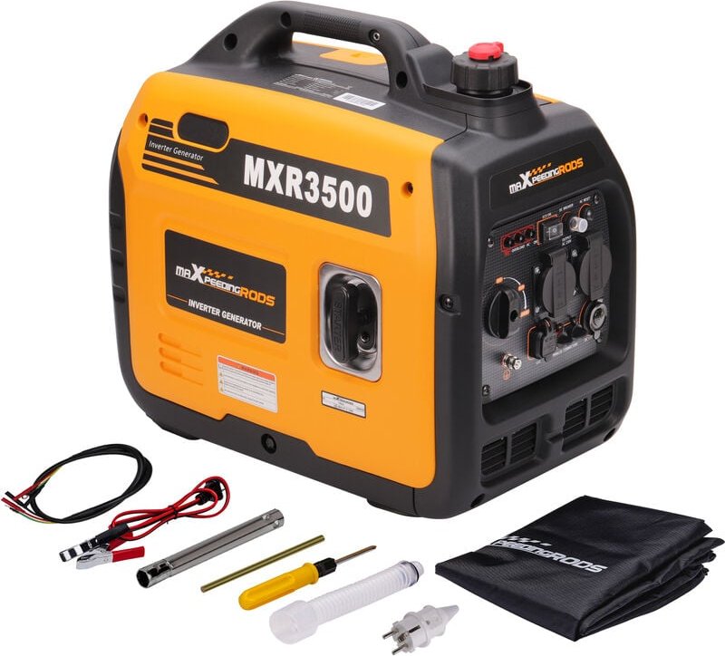 Stromerzeuger Inverter 3300W Benzin 4 Takt mit usb und 230 v Steckdosen Superleise und leicht als Notstromaggregat für C...