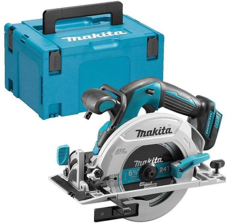 Kreissäge Makita DHS680ZJ 18V Li-Ion Ø165 mm - Ohne Ladegerät und Akku - Mit Koffer