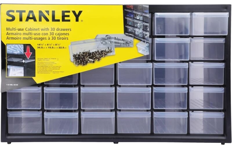 Kleinteilemagazin mit 30 Schubfächer - Stanley
