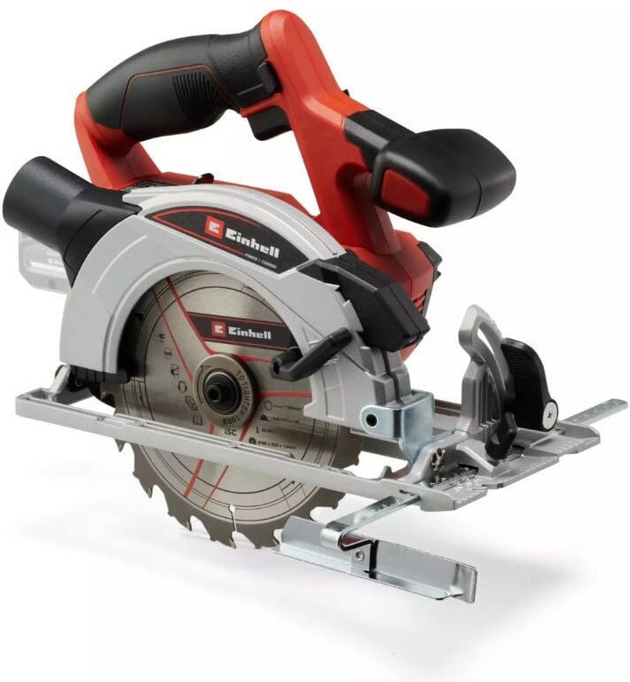 Einhell - Akku-Handkreissäge te-cs 18/165-1 Li-Solo Power X-Change (18 v, Li-Ion, Ø165 x Ø20 mm Sägeblatt, werkzeuglose ...