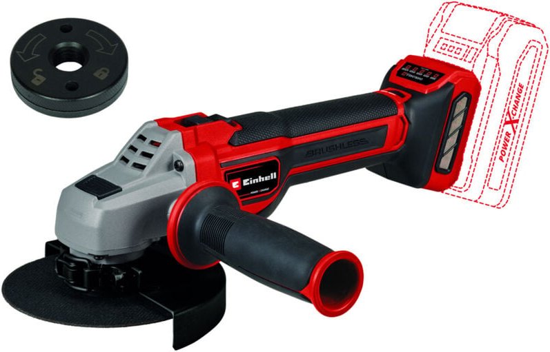 Thumbnail - Akku-Winkelschleifer tp-ag 18/125 ce q Li Solo 18 v Winkelschleifer - Einhell