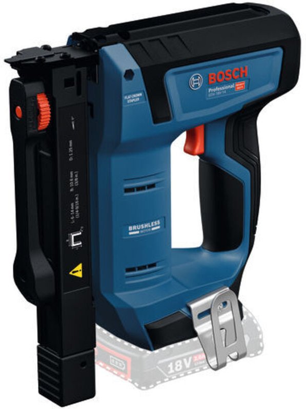 Bosch Akku-Holzklammerer GTH 18V-14 ohne Akku und Ladegerät im Karton