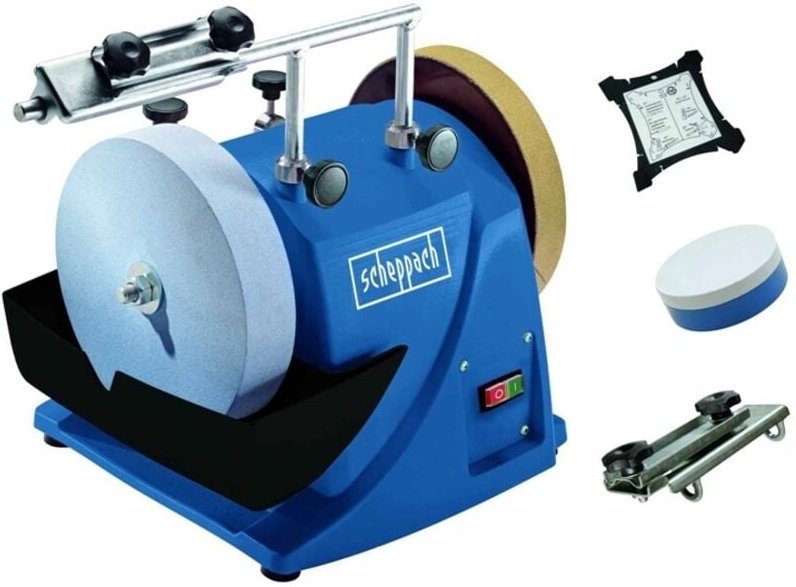 Scheppach - Nass-Schleifsystem Tiger 2000S Nassschleifmaschine mit Zubehör 200mm