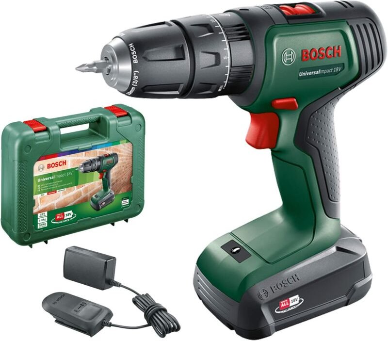 Akkuschrauber UniversalImpact 18V (1 Akku, 18 Volt System, BohrØ in Holz 30 mm) - Bosch