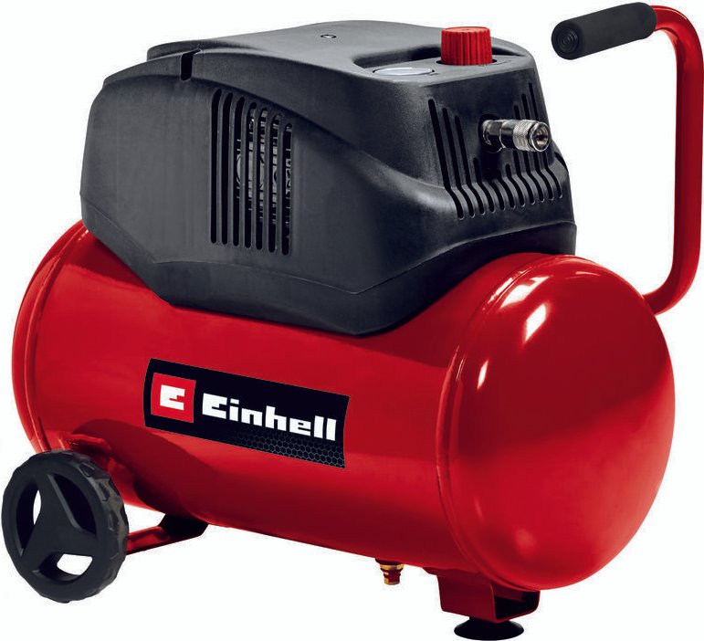 Einhell Kompressor TC-AC 200/24/8 OF (1200 W., max. 8 bar, 24 l-Tank, 180 l/min Ansaugleistung, Motordrehzahl 15000 min-...