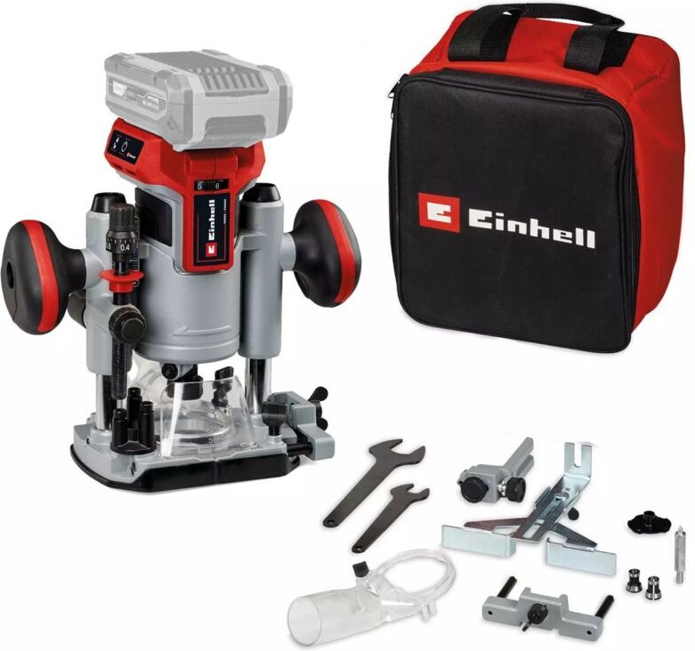 Akku-Oberfräse Kantenfräse tp-ro 18 Set Li bl - Solo - Einhell