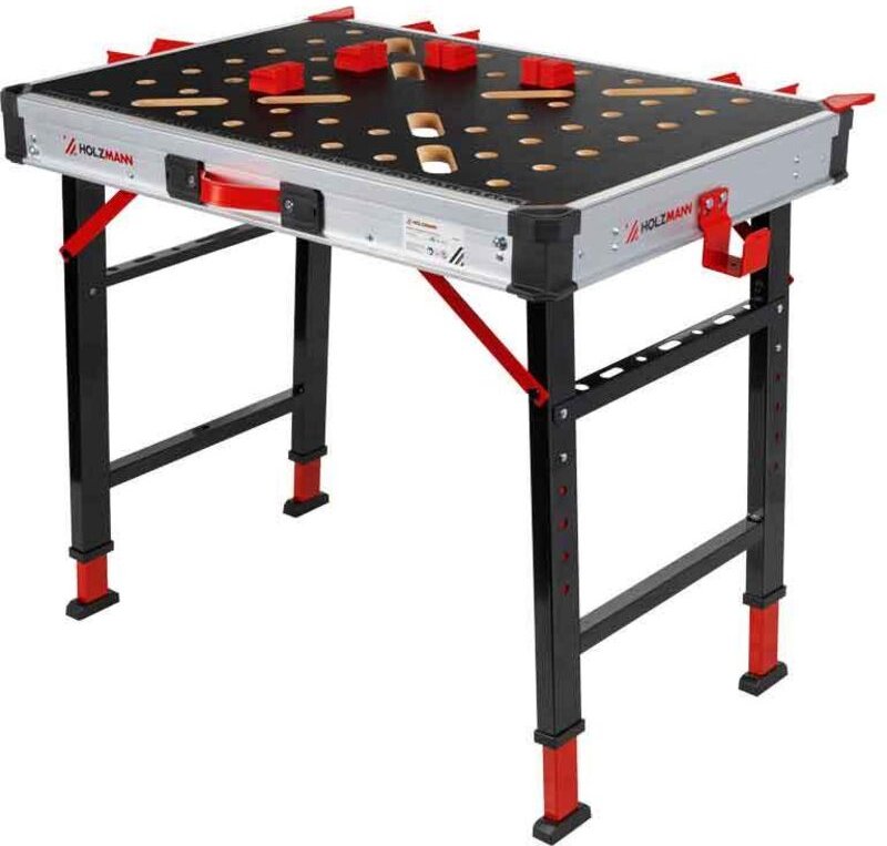 Holzmann - mobiler klappbarer Arbeitstisch FLEX01 Montagewerkbank