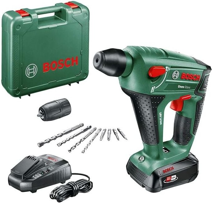 Werkzeug - Akku-Bohrhammer 18V, 1x 2,5 Ah Akku, Ladegerät 060395230F - Bosch