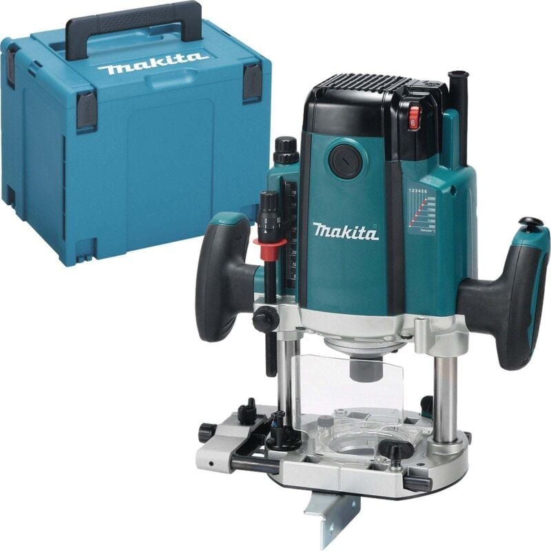 Makita - Oberfräse RP2302FC07, 2300 w, incl. Zubehör, makpak
