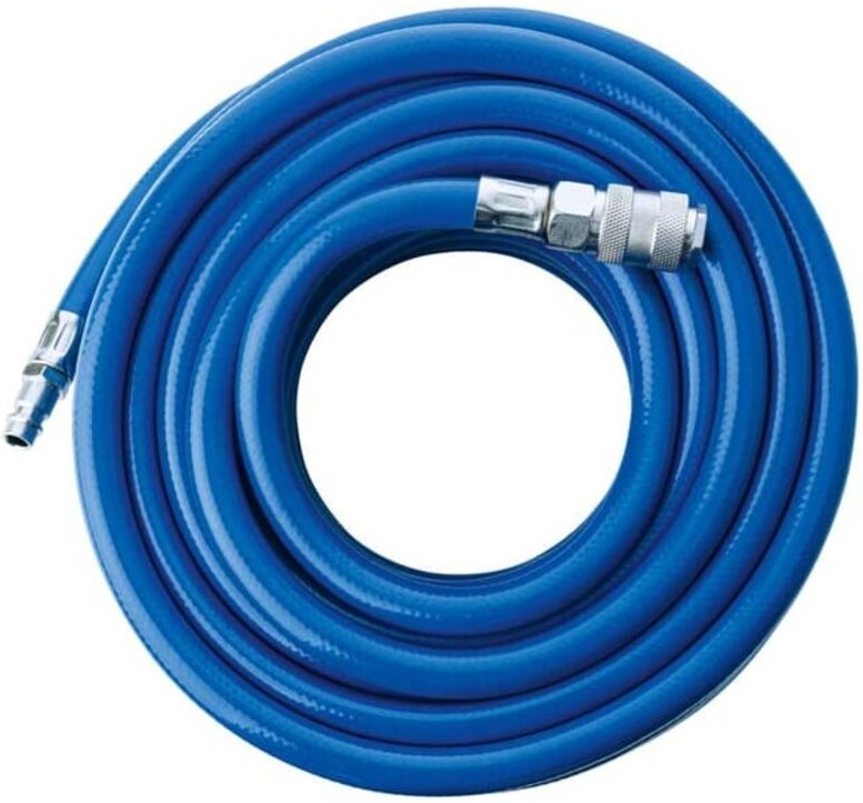 Gewebe Druckluftschlauch 15 m, 1/4 Zoll - Scheppach