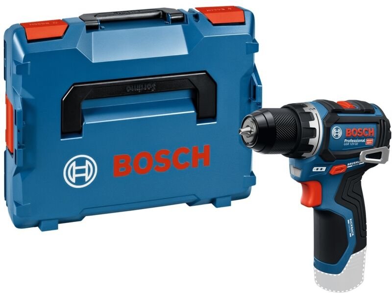 Bosch Akku-Bohrschrauber GSR 12V-32 ohne Akku und Ladegerät in L-BOXX
