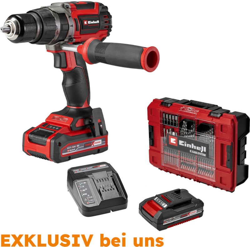Einhell Professional Akku-Schlagbohrschrauber Mobile Werkstatt TP-CD 18/70 Li-i BL+70 Set Akkuschrauber