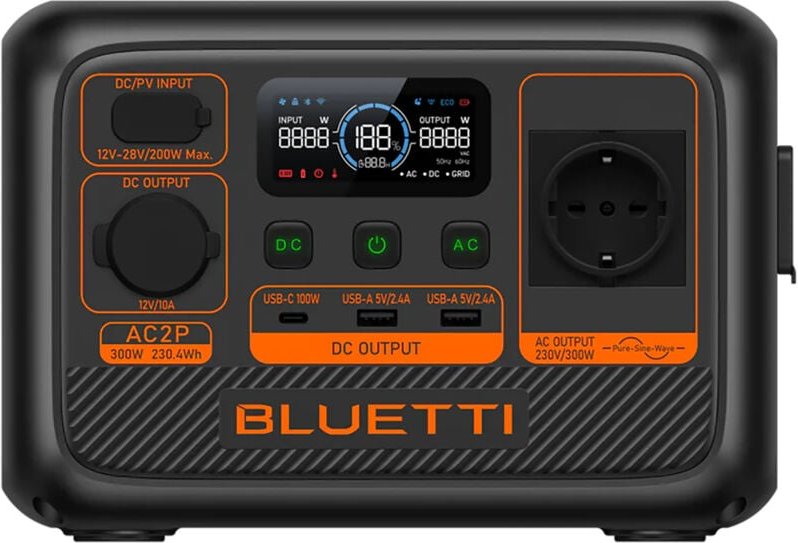 AC2P Portable Powerstation schwarz Powerstation - Bluetti