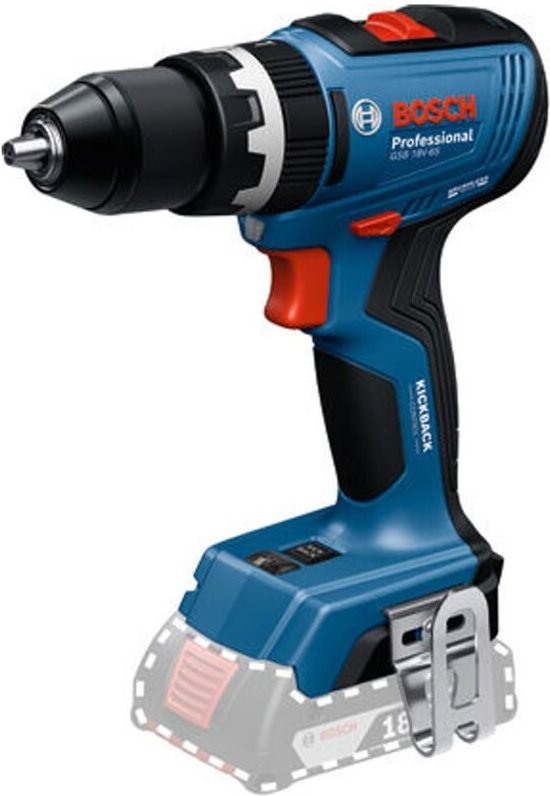 Bosch Professional - Bosch gsb 18V-65 Professional Akku Schlagbohrschrauber 18 v 65 Nm ( 06019N3300 ) Brushless Solo - o...