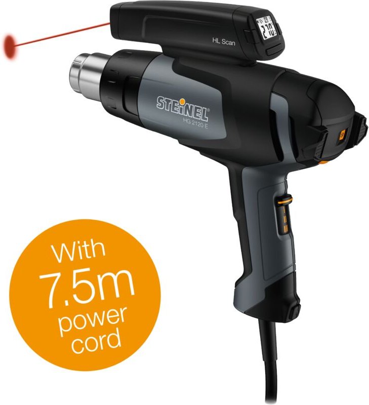 Steinel Heissluftgebläse HG 2120 E 7,5M KF inkl. HL Scan im Koffer