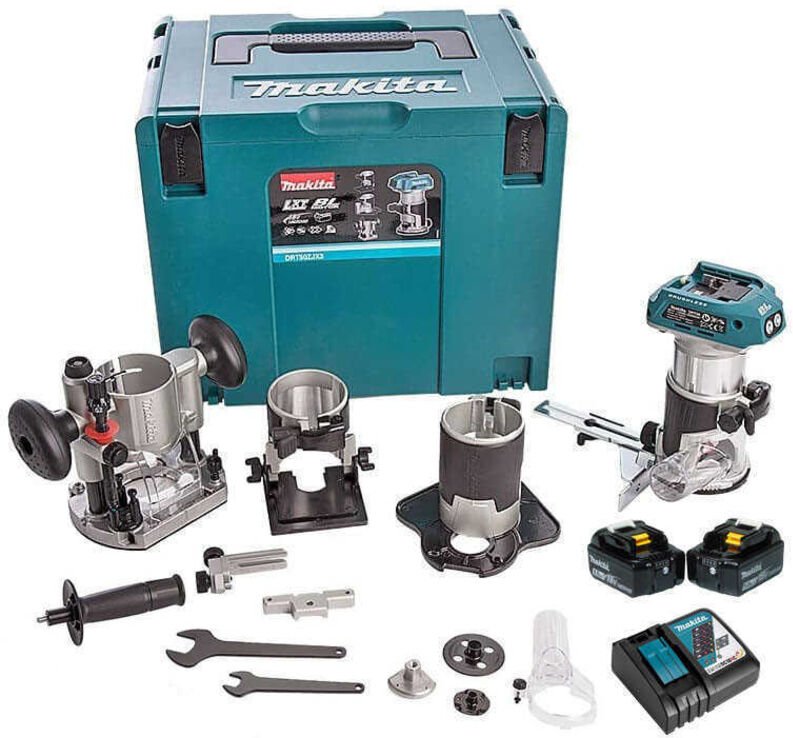 18V Li-Ion BL Freischneider (2x5,0 ah) mit Zubehör in MAKPAC - MAKITA DRT50RTJX3