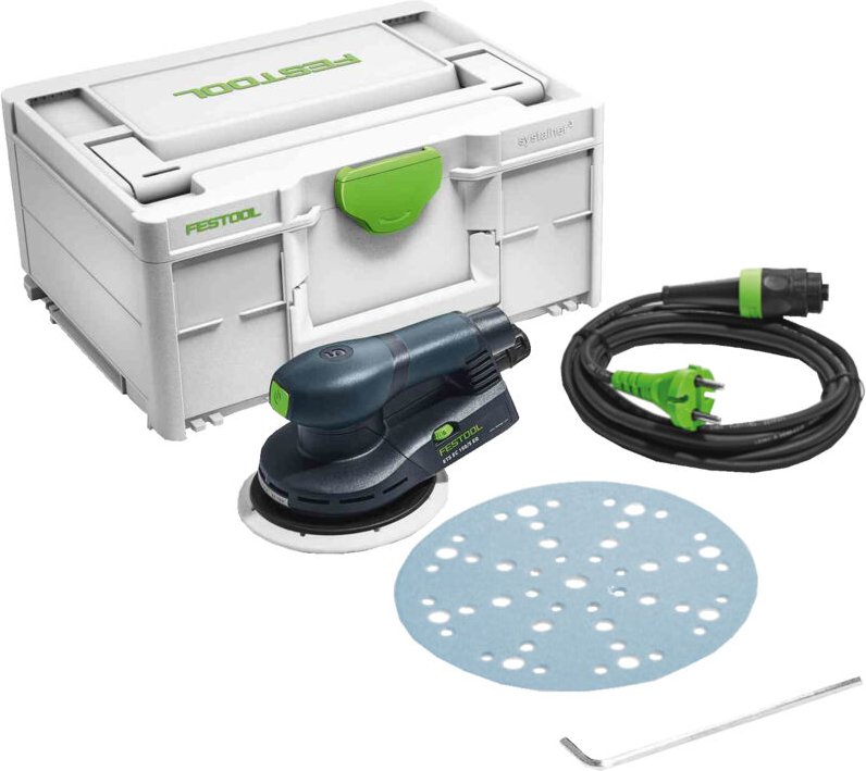 Exzenterschleifer ets ec 150/5 EQ-Plus 400 w im Systainer SYS3 - 576329 - Festool