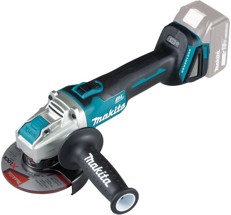 Akku-Winkelschleifer DGA521ZX1 18V, 125 mm, x-lock ohne Akku und Lader - Makita